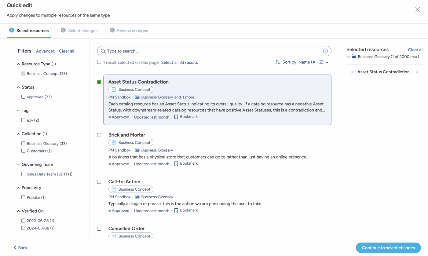 data.world bulk actions case study